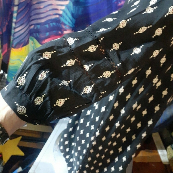 Indigo soft casual dress/ moo moo - Picture 5 of 7